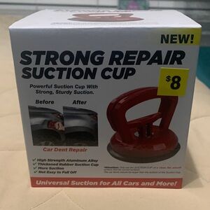 New never used - Red Strong Repair Suction Cup